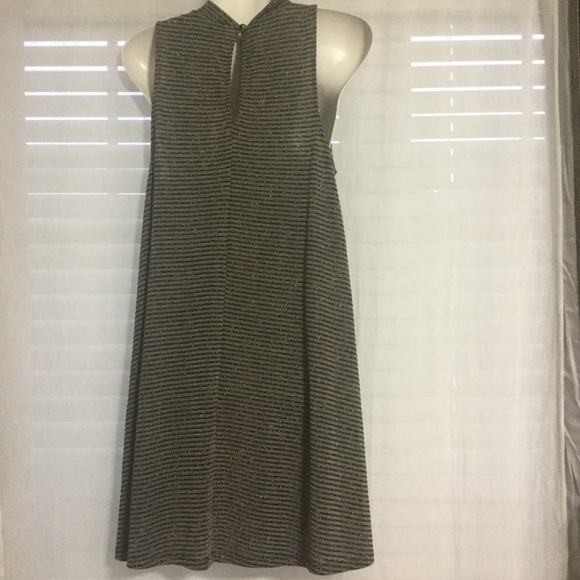 Everly medium cute black mix with gold dress - Picture 2 of 3